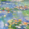 World famous paintings of water lilies